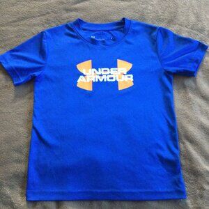 Sz 5 GUC Under Armour Blue Logo Athletic Tee